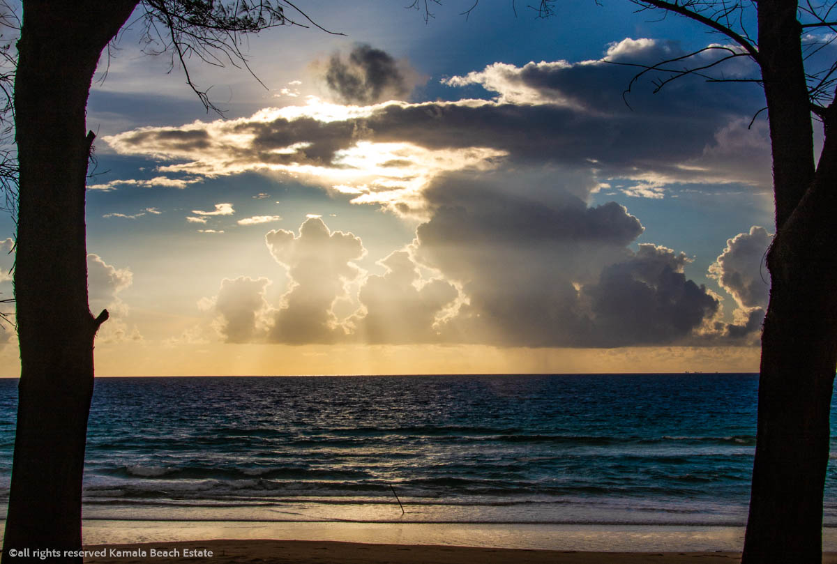 Dramatic weather at Naithon Beach